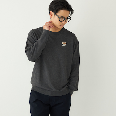 SHIPS Colors:〈洗濯機可能〉TeddyBear(R) 12ゲージ ニット◇