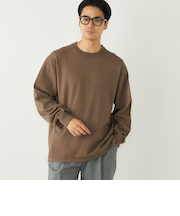 SHIPS Colors:〈洗濯機可能〉クリーミー クルーネック ニット