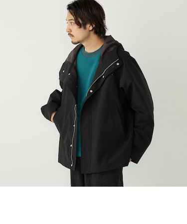 SHIPS Colors:〈撥水・防風・洗濯機可能〉3レイヤー ライト ジップ フード ブルゾン