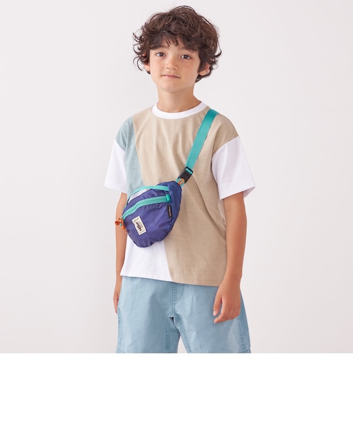 SHIPS any: パッチワーク デザイン Tシャツ<KIDS>◇