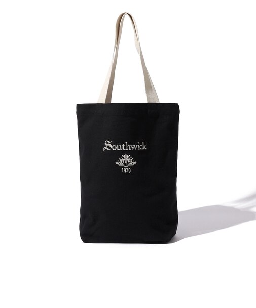 Southwick: Gate Label ロゴ キャンバス トート バッグ