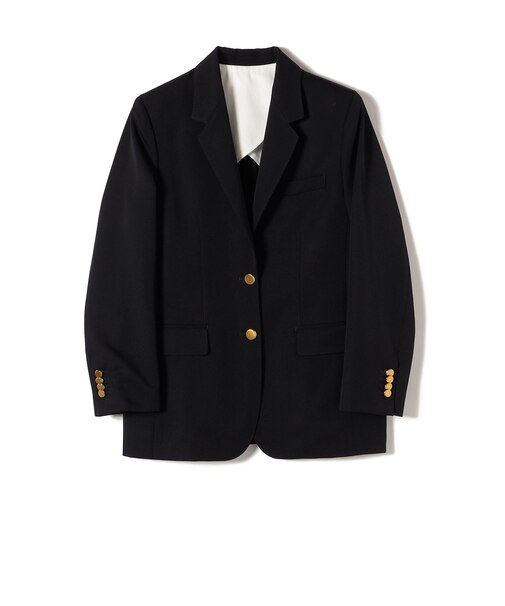 SHIPS Primary Navy Label:ネイビーテーラードジャケット2