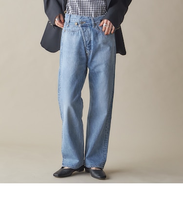 SHIPS NINE CASE:〈手洗い可能〉フロント スラント デニム