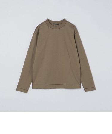 SHIPS: コットン ハイゲージ ポンチ ライト ロングスリーブ Tシャツ