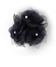 ベージュパールモチーフコサージュ◇