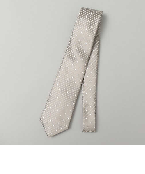 SHIPS: サテン ドビー ドット ネクタイ