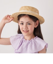 SHIPS any: ストロー ボーターハット<KIDS>◇