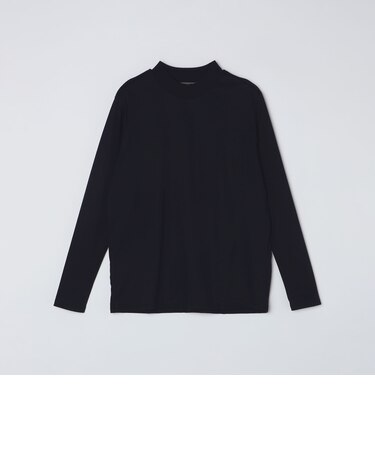 SHIPS: ALBINI モックネック ロングスリーブ Tシャツ