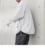 SHIPS any:〈撥水加工〉DICROS スピンドル ジップ シャツ(セットアップ対応)◇