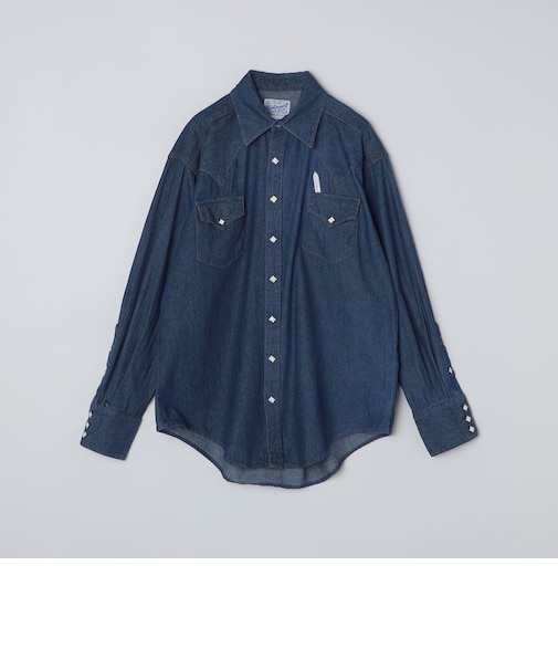ROCKMOUNT: リラックス デニム ウエスタン シャツ