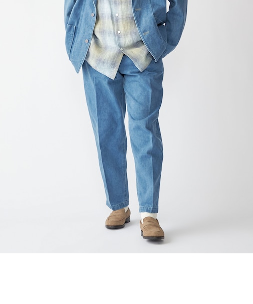 Southwick: Gate Label デニム イージー 1プリーツ パンツ