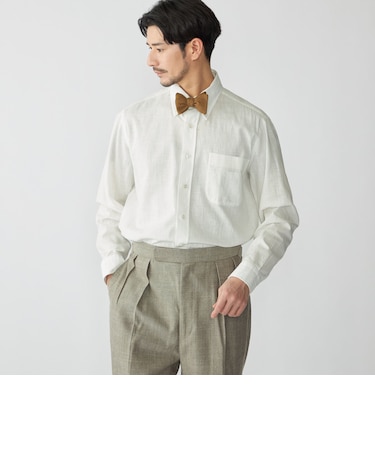 【SHIPS別注】Salvatore Piccolo: セルビッジデニム ボタンダウン シャツ