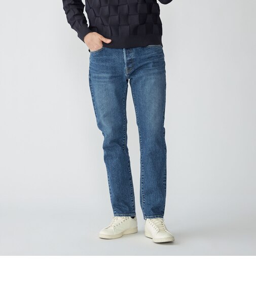 【SHIPS別注】RED CARD TOKYO: RHYTHM クリーンウォッシュ ジャストレングス スリムテーパードデニム