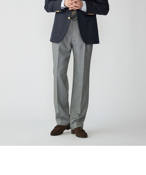 SHIPS: ラグジュアリー カノニコ バーズアイ スラックス