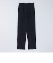 BERNARD ZINS: WALLIS コットン/リネン チェック スラックス