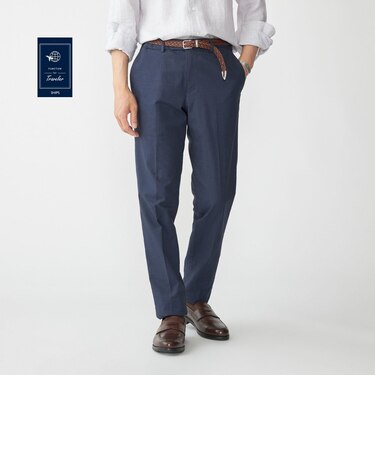 SHIPS: コットン バーズアイ スラックス