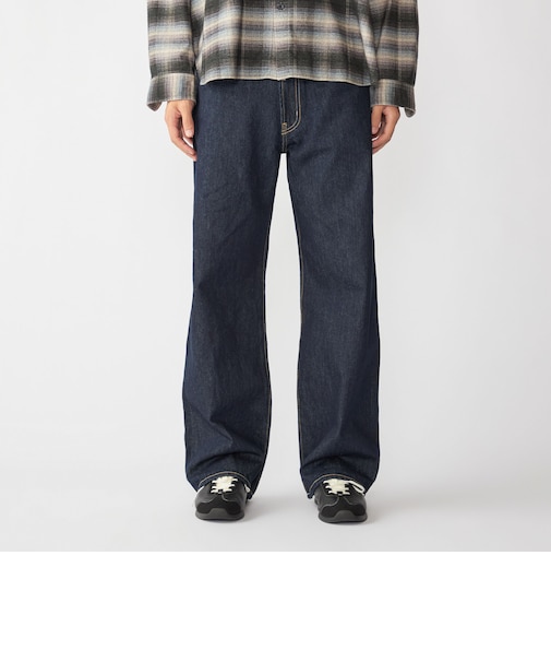 City Ambient Products: 12オンス ストレート バギー デニム パンツ