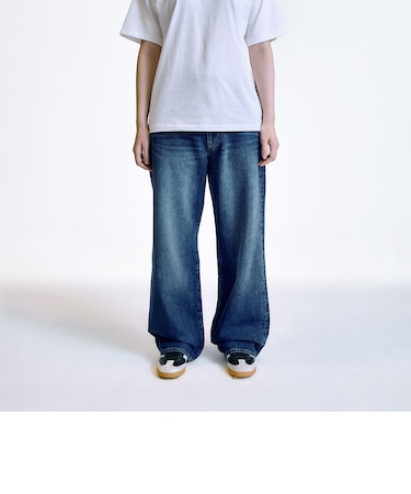 City Ambient Products: 12オンス ストレート バギー デニム パンツ