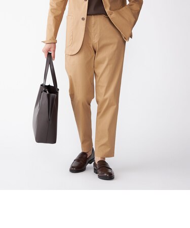 SHIPS:〈手洗い可能・セットアップ対応〉ウォッシュド ピケ イージー パンツ