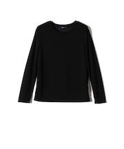 〈洗濯機可能〉ストレッチ リブ ロング スリーブ TEE