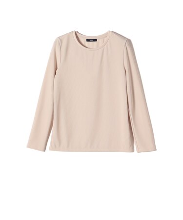 〈洗濯機可能〉ストレッチ リブ ロング スリーブ TEE
