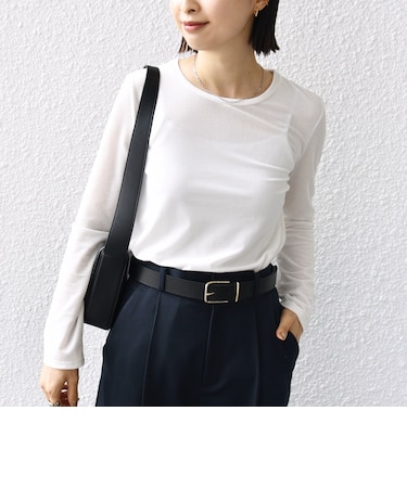 シアー トリコット ロングスリーブ TEE
