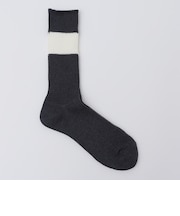 ANONYMOUS: シック ストライプ クルー ソックス