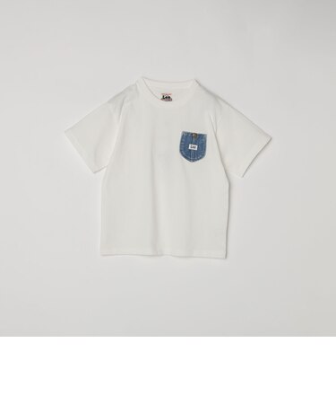 Lee: デニム パッチポケット デザイン Tシャツ <KIDS>