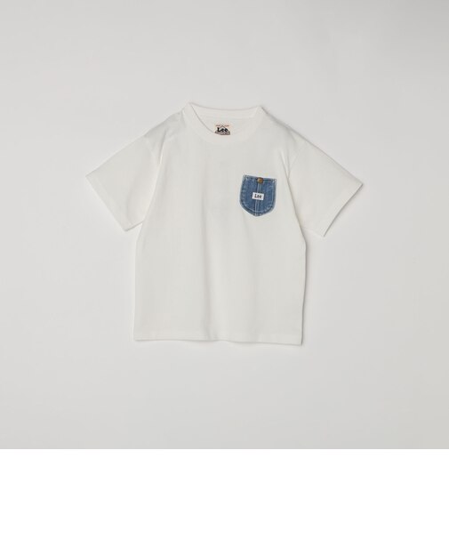 Lee: デニム パッチポケット デザイン Tシャツ <KIDS>