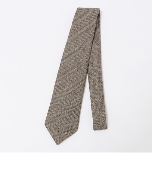 SHIPS: マルラーネ コットン リネン ヘリンボーン ネクタイ