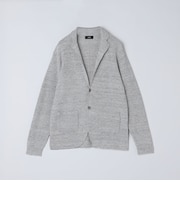 SHIPS: 14ゲージ リネン ニット 2ボタン ジャケット