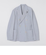 LARDINI: ROMA シアサッカー ダブルブレステッド ジャケット