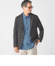 SHIPS: TEXBRID(R) コットン ジャカード 2ボタン ジャケット