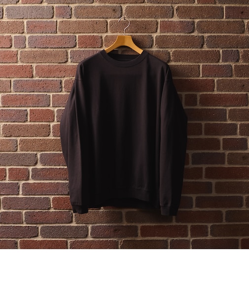 SHIPS: AUTHENTIC コットン スウェット ロングスリーブ Tシャツ