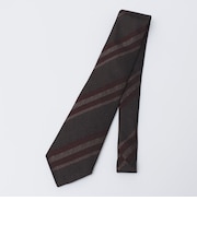 Puccini: シルク ラスティック ストライプ ネクタイ