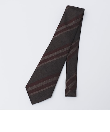 Puccini: シルク ラスティック ストライプ ネクタイ