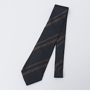 Puccini: シルク ラスティック ストライプ ネクタイ