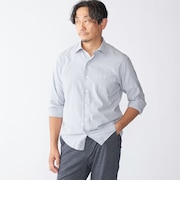 SHIPS: SMOOTH TEX ワイドカラー シャツ