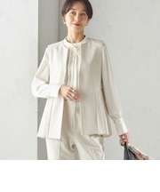 ダブル クロス ジレ オフホワイト（セレモニー対応可）