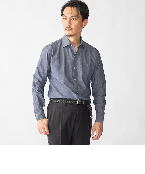 SHIPS: ウォッシュド ダンガリー シャツ