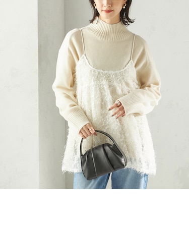 〈手洗い可能〉前後 2WAY レース キャミソール