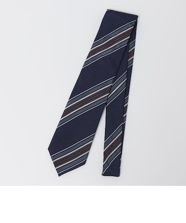 SHIPS: シルク マルチ ストライプ ネクタイ