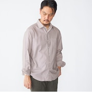 SHIPS: プリント ワイドカラー シャツ