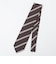 SHIPS: シルク バスケット ヘリンボーン ストライプ ネクタイ