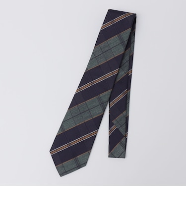 SHIPS: シルク デラヴェ チェック ネクタイ