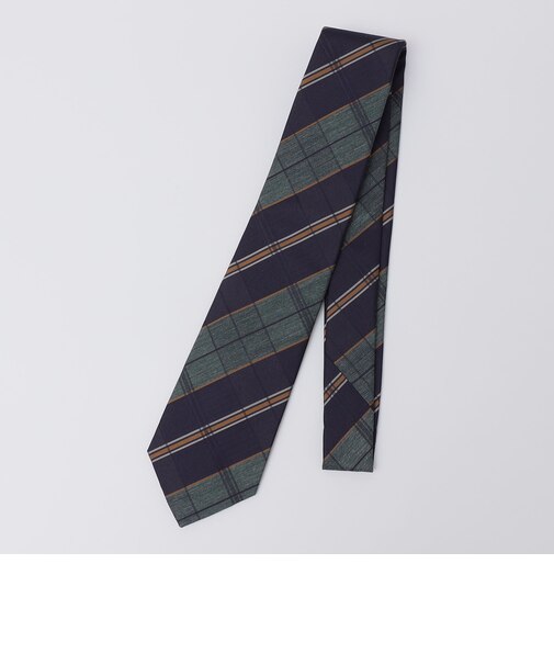 SHIPS: シルク デラヴェ チェック ネクタイ