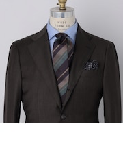 SHIPS: シルク カスミ サテン マルチ ストライプ ネクタイ