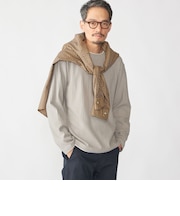 SHIPS: フェイク レイヤード クルーネック ロングスリーブ