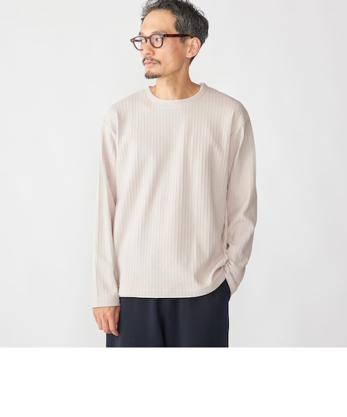 SHIPS: フェイク レイヤード クルーネック ロングスリーブ