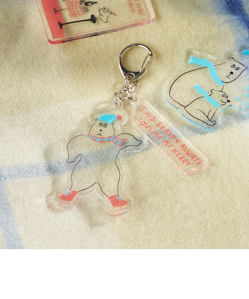 Shiomi Wada×SHIPS: キーホルダー